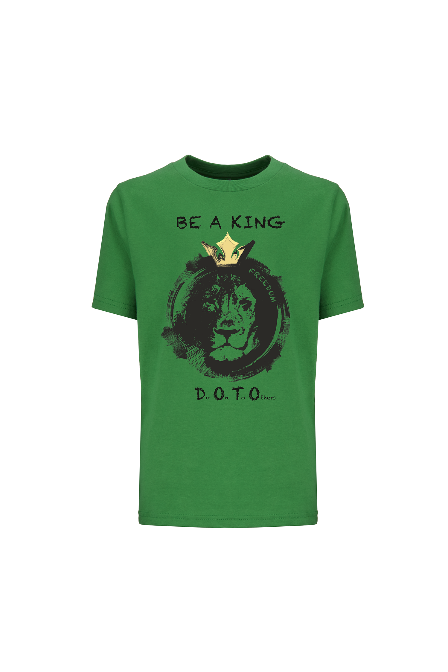 Be A King - Green Boy's short sleeve Tee