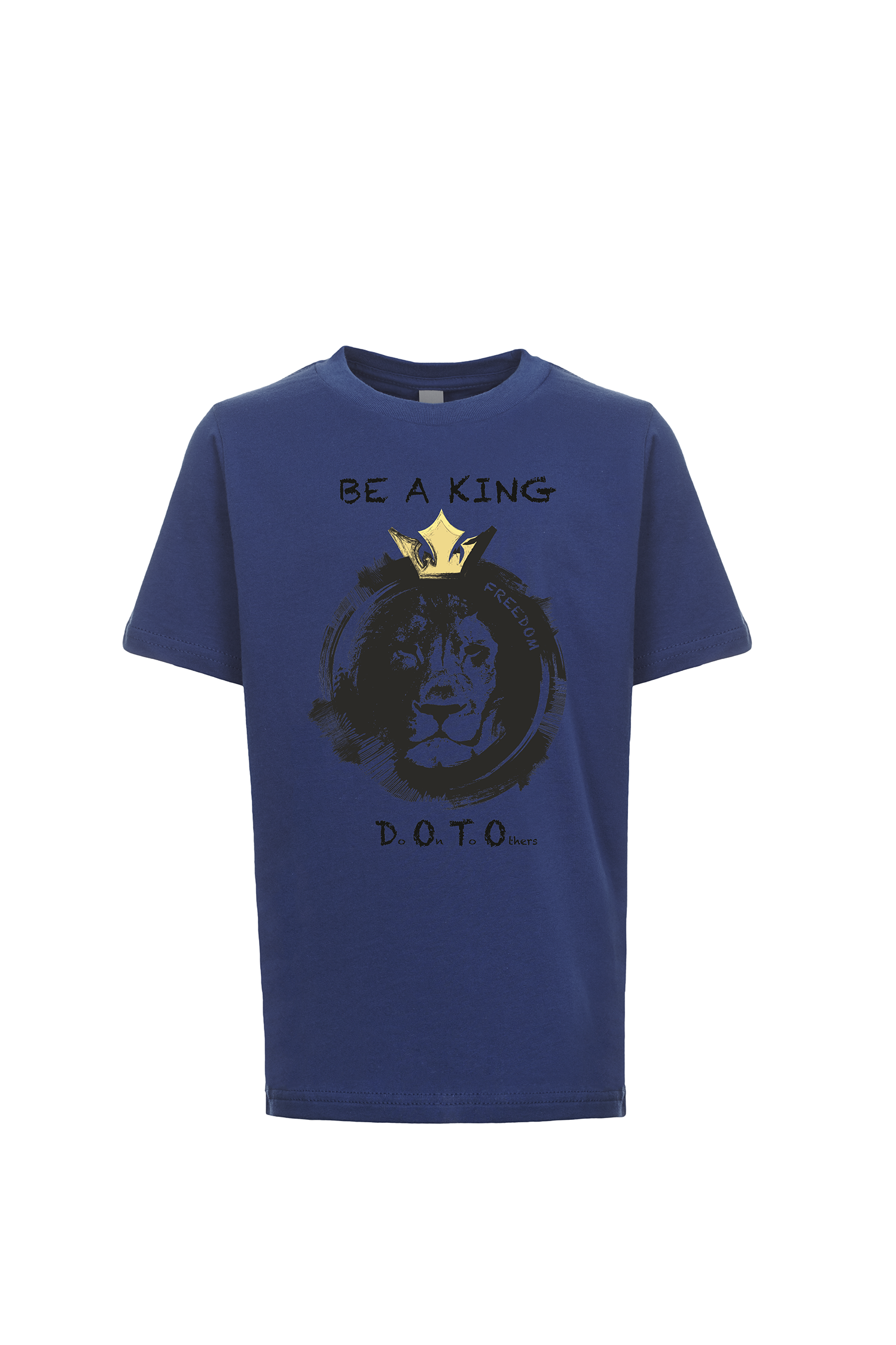 Be A King - Blue Boy's short sleeve Tee