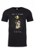 Men's Sueded Tee - Be a King - Black