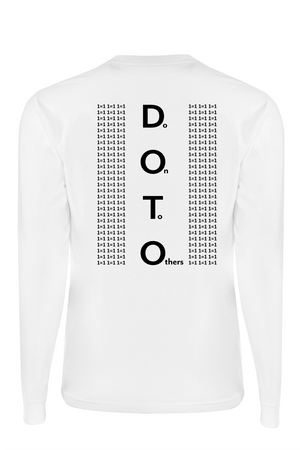 Long Sleeve Sueded Tee - White