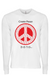 CREATE PEACE - Red & White - Long sleeve Sueded Tee