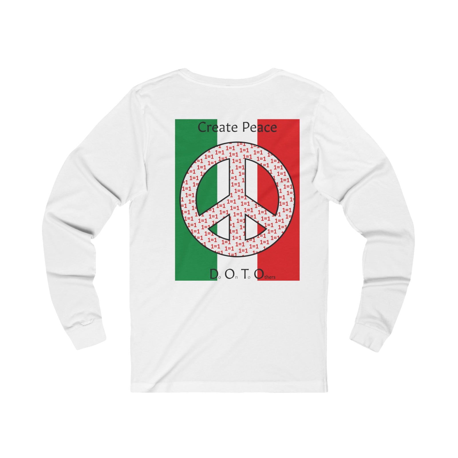 Men's - Create Peace - Long Sleeve Tee