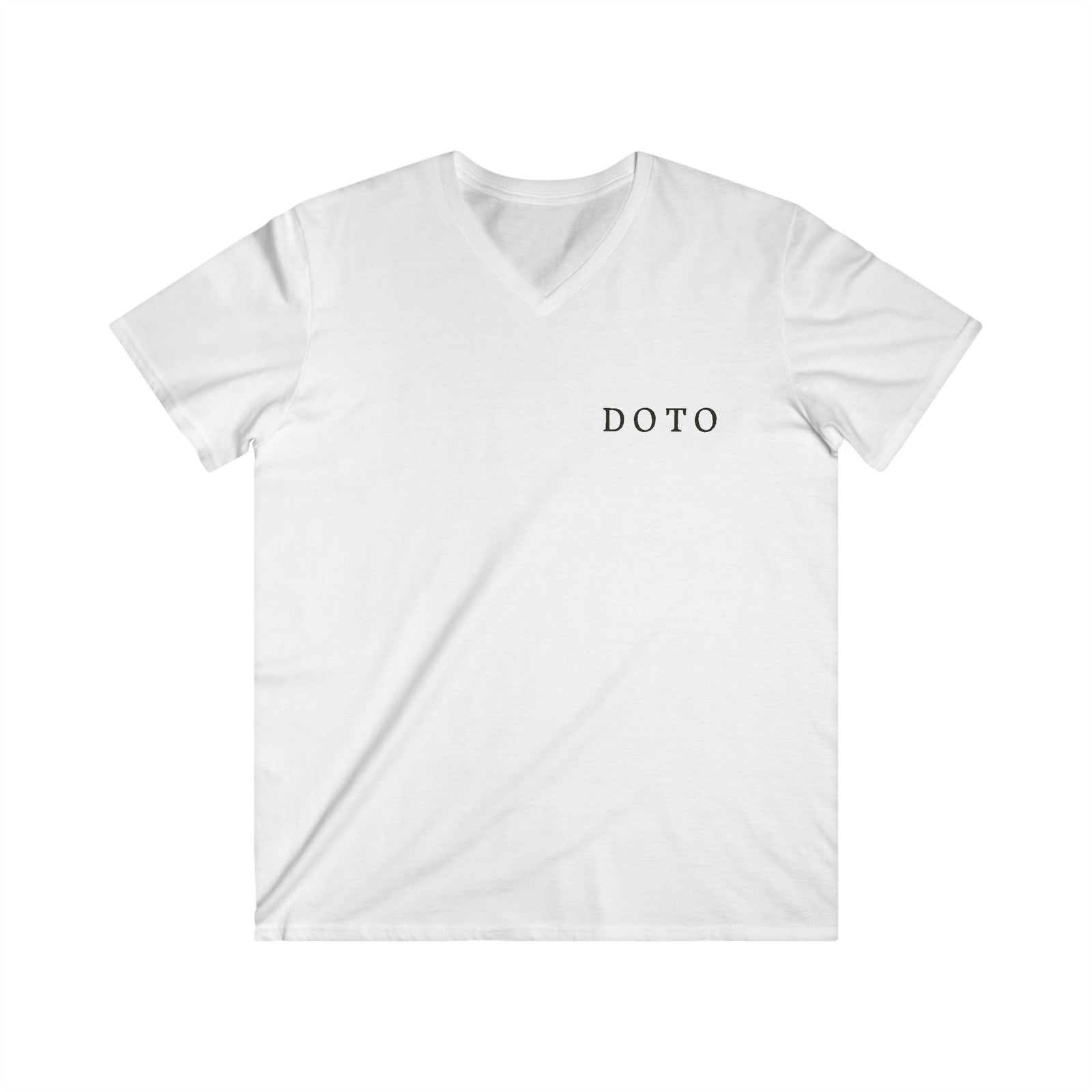 Get Lucky in Men's Fitted V-Neck Short Sleeve Tee