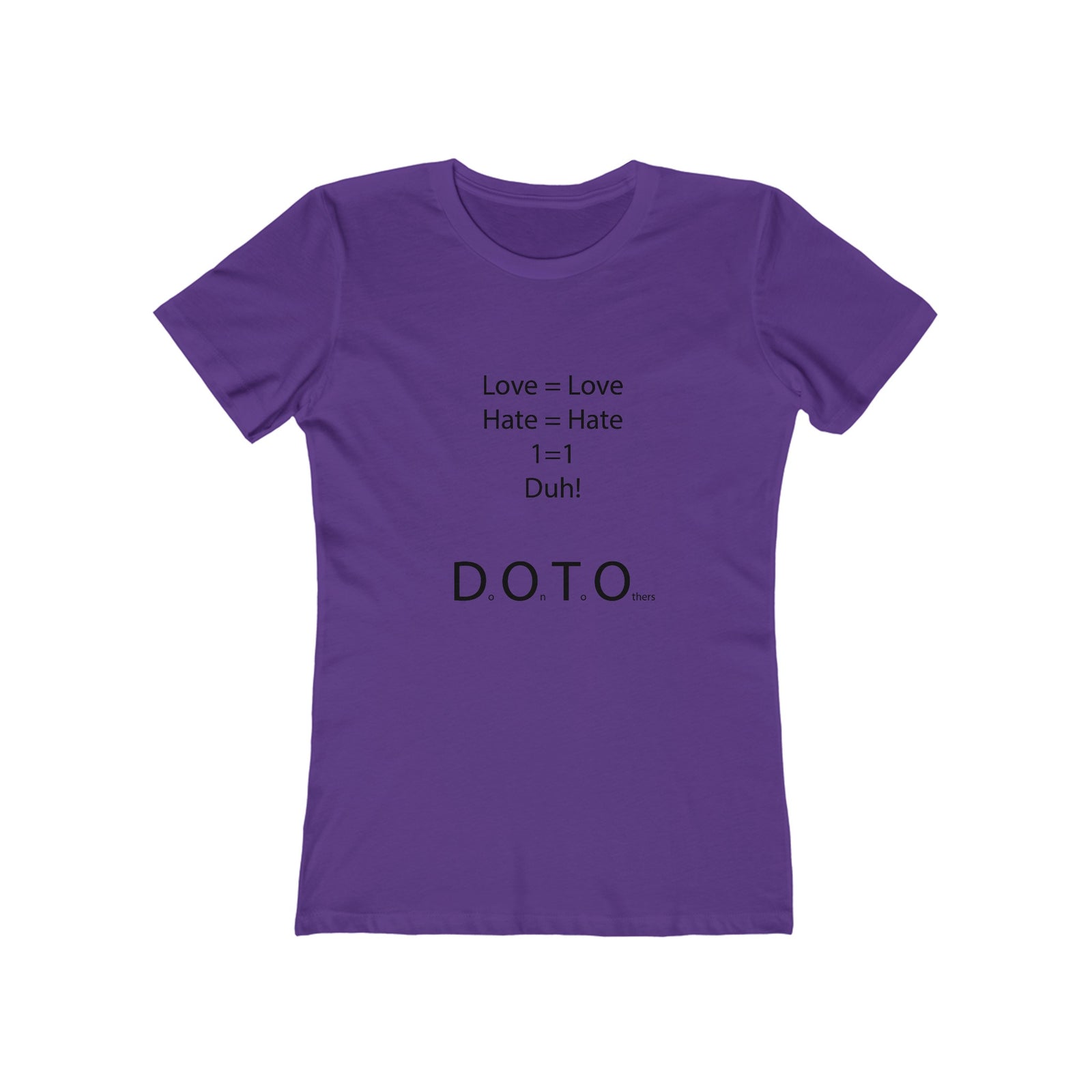 Comfort Fit Tee for Women -  Love = Love